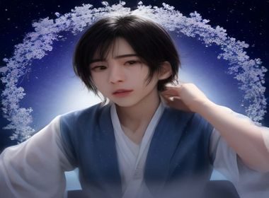 月经周期激素水平变化曲线图，薰衣草紫和薄荷绿双色曲线，背景深黑色，展示雌激素与孕激素的周期性波动规律，医学教育科普配图
